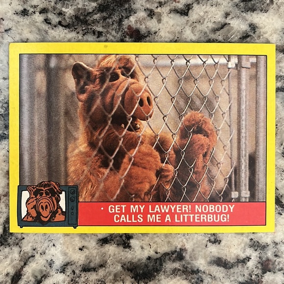 1987 Topps ALF cards. Slightly worn, but these cards are Rare at this point. - Picture 6 of 7